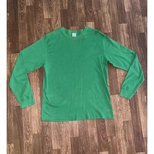 Hanna Andersson‎ Organic Cotton Long Sleeve Tee Shirt Green XL